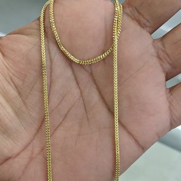 10kt Real Gold Franco Chain 1.4mm 20 Inches